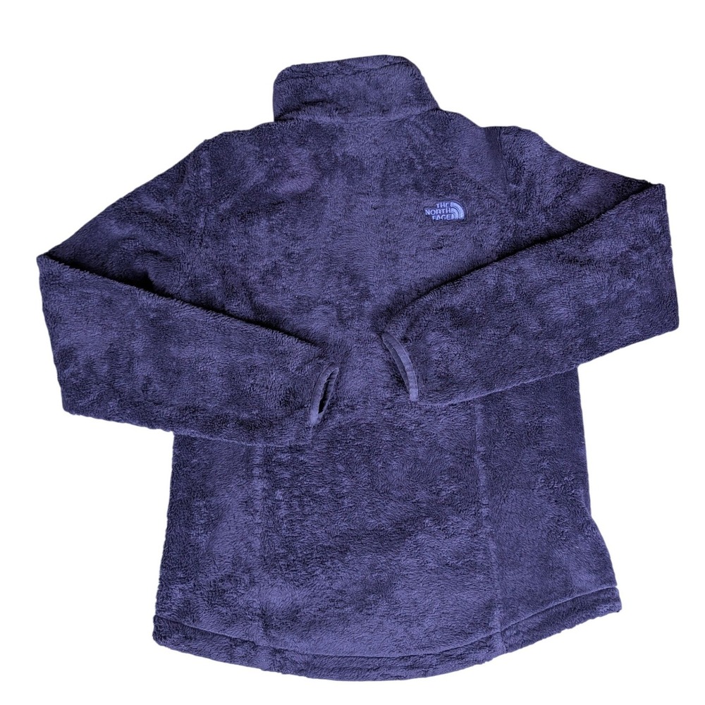 The North Face Osito Full Zip Fleece Jacket Navy Blue High Pile Silken S/P - Picture 3 of 10